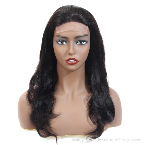 Factory price bone straight human hair lace wig human hair wigs